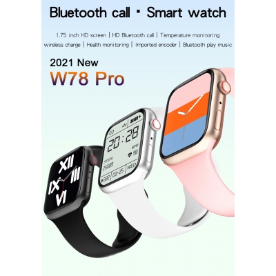 Reloj bluetooth inteligente w78 PRO
